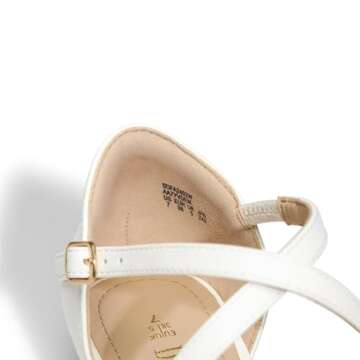 Elegant DREAM PAIRS Ankle Strap Flats for Women