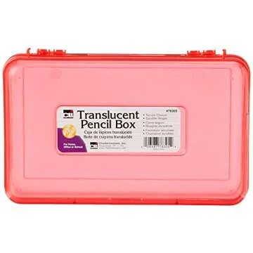 Charles Leonard Pencil Boxes - 24 Pack for Students