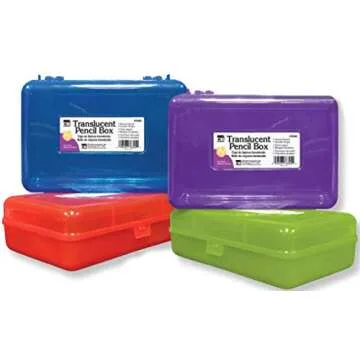 Charles Leonard Pencil Boxes - 24 Pack for Students