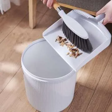 Hand Broom and Dustpan Set - Portable Cleaning Combo