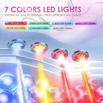 Versatile JAY SAREES Red-Light Therapy Facial Mask