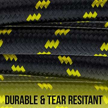 Master Airbrush Premium 6 Foot Nylon Braided Airbrush Hose with Standard 1/8" Size Fitting on One End and a 1/4" Size Fitting on The Other End (Hose Color May Vary)