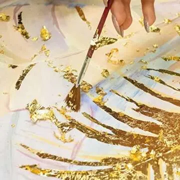 Harloon 500 Sheets Gold Leaf for Art & Crafts DIY