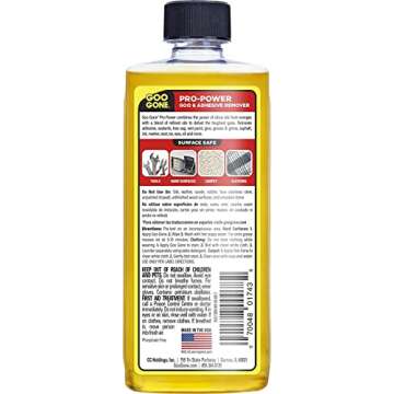 Goo Gone Pro Power Adhesive Remover | Removes Stickers, Goo, Tar, Grease, Great on Tools | Surface S...