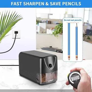 AFMAT Electric Pencil Sharpener - Fast & Durable