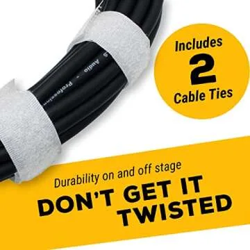 GLS Audio 50ft XLR Mic Cables - 2 Pack for Clear Sound