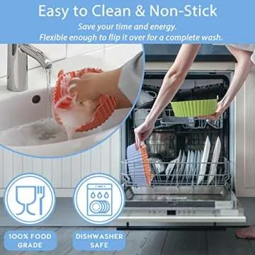 Loveuing Air Fryer Silicone Liners - Reusable and Non-Stick