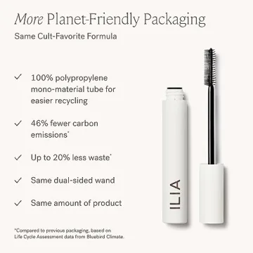 ILIA - Limitless Lash Mascara | Non-Toxic, Cruelty-Free, Lightweight & Nourishing, Flake + Smudge-Resistant, Clean Mascara, Ophthalmologist-Tested, Safe For Sensitive Eyes