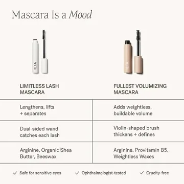 ILIA - Limitless Lash Mascara | Non-Toxic, Cruelty-Free, Lightweight & Nourishing, Flake + Smudge-Resistant, Clean Mascara, Ophthalmologist-Tested, Safe For Sensitive Eyes