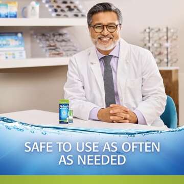 Refresh RELIEVA Eye Drops for Dry Eyes, Preservative-Free 10ml