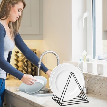 QPEY Triangle File Holder for Records & Magazines