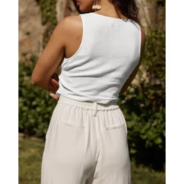 Mina Self Classy V Neck Sleeveless Blazer Vest for Women