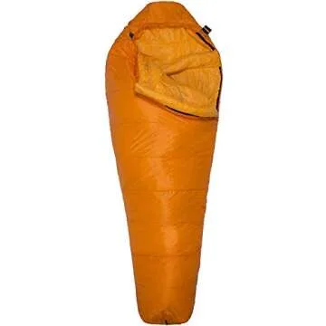 TETON Sports Altos-S 0F Ultralight Mummy Sleeping Bag for Camping, Hiking, Backpacking (Orange), 84 ...