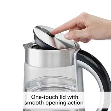 Hamilton Beach 1.7L Electric Tea Kettle with Auto Shutoff