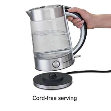 Hamilton Beach 1.7L Electric Tea Kettle with Auto Shutoff