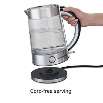 Hamilton Beach 1.7L Electric Tea Kettle with Auto Shutoff