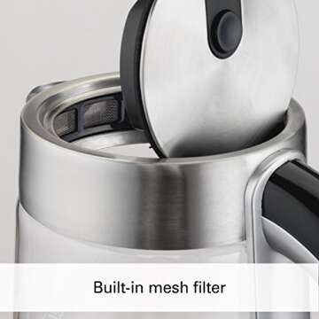 Hamilton Beach 1.7L Electric Tea Kettle with Auto Shutoff