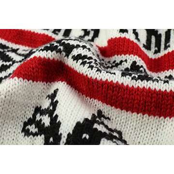 Lanyarco Ugly Dog Christmas Sweater for Large Dogs