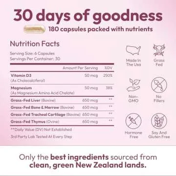 Gum Restore Supports Gum Repair for Receding Gums Treatment, Inflamed Gums & Gum Recession Treatment, Gum Restore Gum Health Supplements Gum Regrowth, Made in USA, 180 Capsules 1 Month Supply, Non-GMO