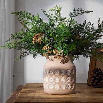 LUKA Ceramic Rustic Vase for Home Decor and Gifting