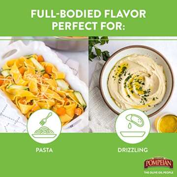 Pompeian Organic Extra Virgin Olive Oil Spray - Full-Bodied Cooking Spray, USDA Certified, Non-GMO, ...