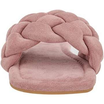 CLOVERLAY Yara Vegan Square Open Toe Slide Sandals