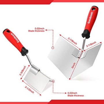 Goldblatt 2 Piece Drywall Corner Tool Set for Perfect Finishes
