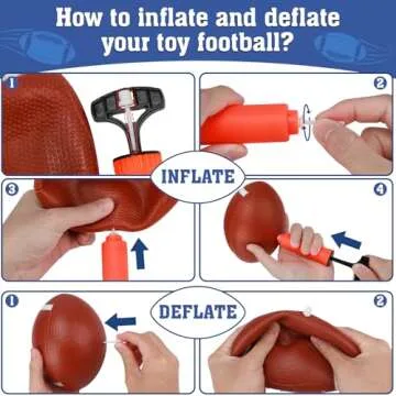 Polkoliye Football Toss Game for Kids Ages 4-12