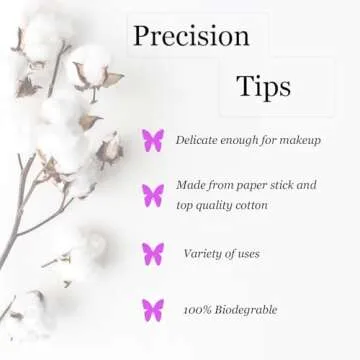 Precision Tip Cotton Swabs/Double Pointed Cotton Buds for Makeup 800pcs