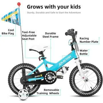 JOYSTAR Little Daisy Kids Bike for 2-7 Year Olds