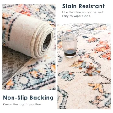 VK VK·LIVING Vintage Washable Rug for Stylish Homes