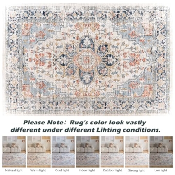 VK VK·LIVING Vintage Washable Rug for Stylish Homes