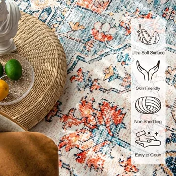 VK VK·LIVING Vintage Washable Rug for Stylish Homes