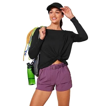 CRZ YOGA Women's UPF 50+ Lightweight Sun Protection Shirt