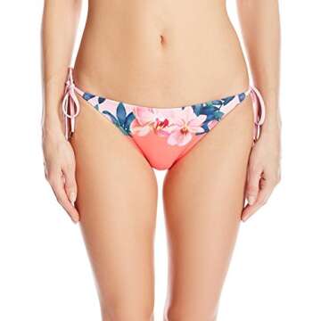 Ted Baker Women's Silvy Orchid Wonderland Bikini Bottom, Straw, 3