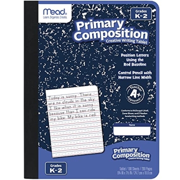 Mead Primary Composition Notebook for K-2 Writers