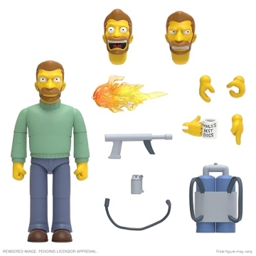 Super7 Hank Scorpio Action Figure - Simpsons Collectible