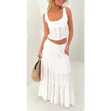 Stylish Tsher Women's Casual Maxi Skirt for All Occasions