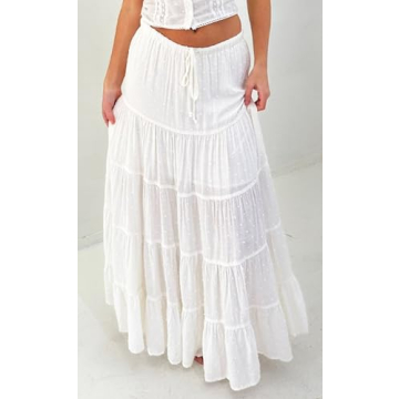 Stylish Tsher Women's Casual Maxi Skirt for All Occasions