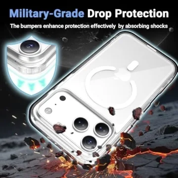 Temdan iPhone 17 Pro Max Case - MagSafe Compatible & Clear