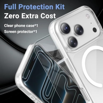 Temdan iPhone 17 Pro Max Case - MagSafe Compatible & Clear