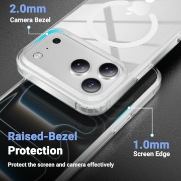 Temdan iPhone 17 Pro Max Case - MagSafe Compatible & Clear