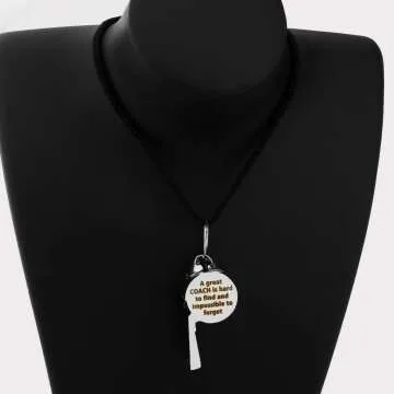 Volleyball Coach Whistle with Lanyard - Gift Idea