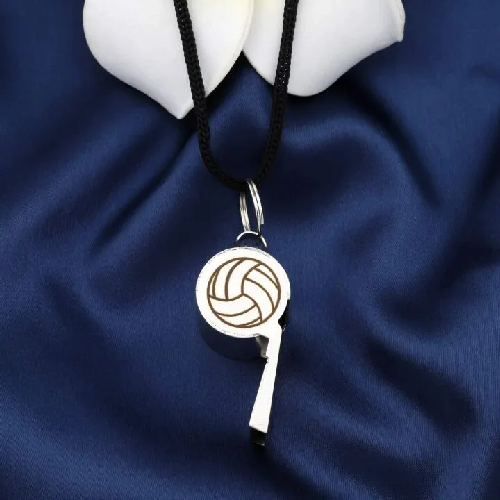 Volleyball Coach Whistle with Lanyard - Gift Idea