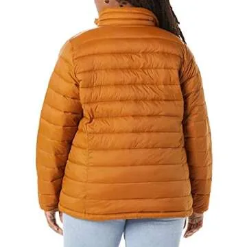 Lightweight Water-Resistant Packable Puffer Jacket for Women