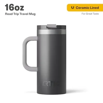 RTIC 16oz Insulated Travel Mug - Perfect for Hot & Cold Drinks