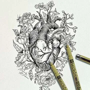 Sakura Pigma Micron 0.25mm Black Ink Pen for Artists