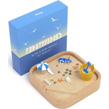 Mini Zen Garden Sandbox for Relaxation and Creativity