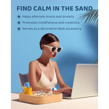 Mini Zen Garden Sandbox for Relaxation and Creativity