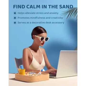 Mini Zen Garden Sandbox for Relaxation and Creativity